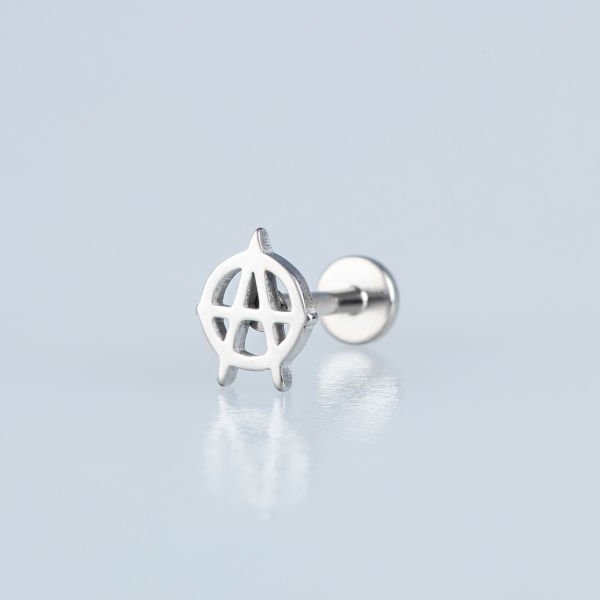 Piercing Çelik Tragus Anarşizm