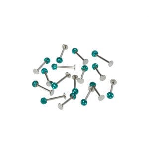Piercing Labret Şambala Mumlu 3.5mm Top