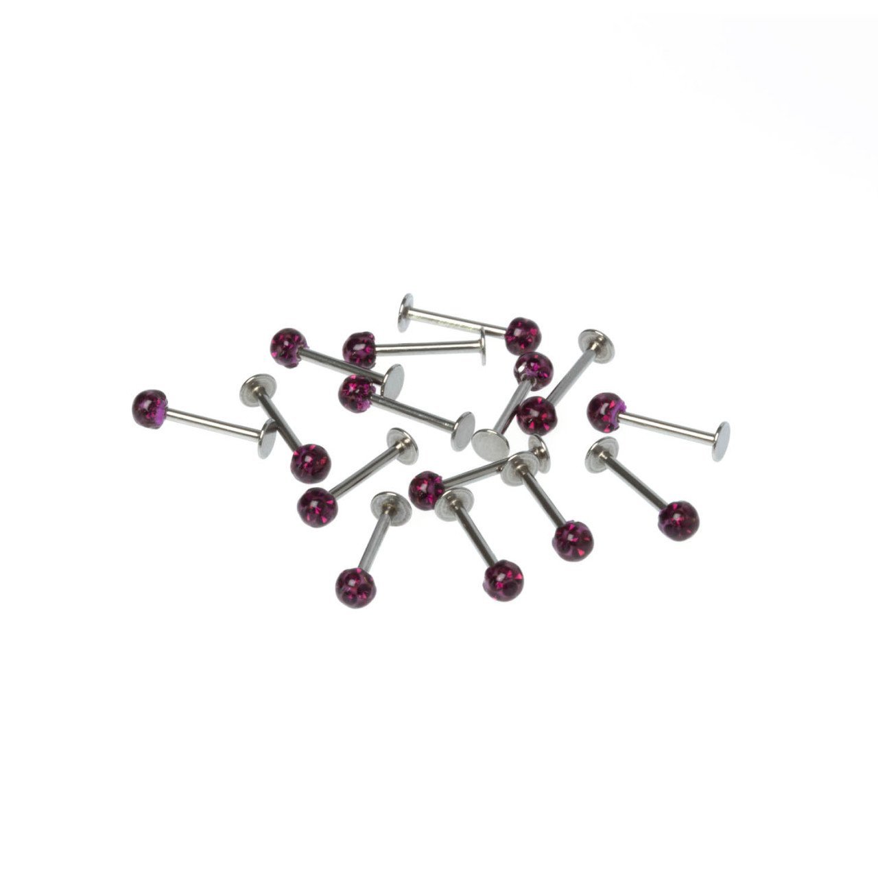 Piercing Labret Şambala Mumlu 3.5mm Top