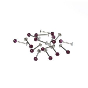 Piercing Labret Şambala Mumlu 3.5mm Top