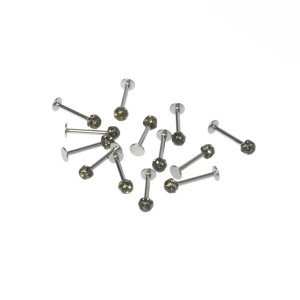 Piercing Labret Şambala Mumlu 3.5mm Top