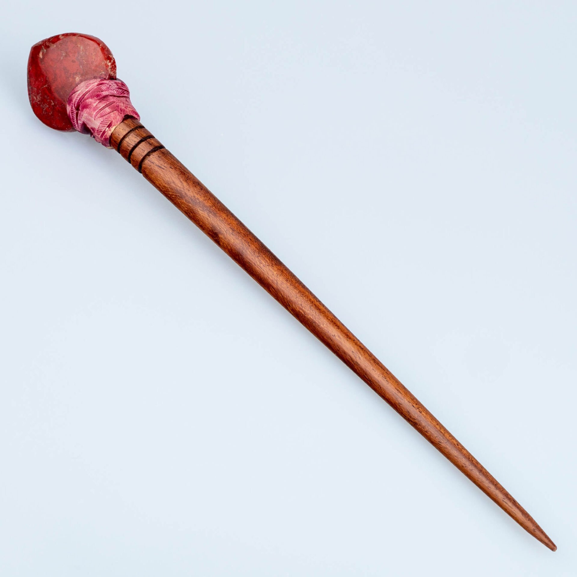 El Yapımı Doğal Taşlı Saç Çubuğu