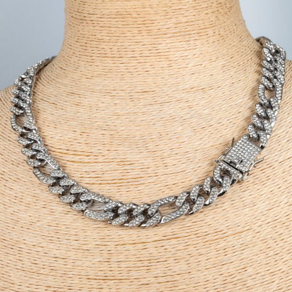Chain Necklace Stone 12mm
