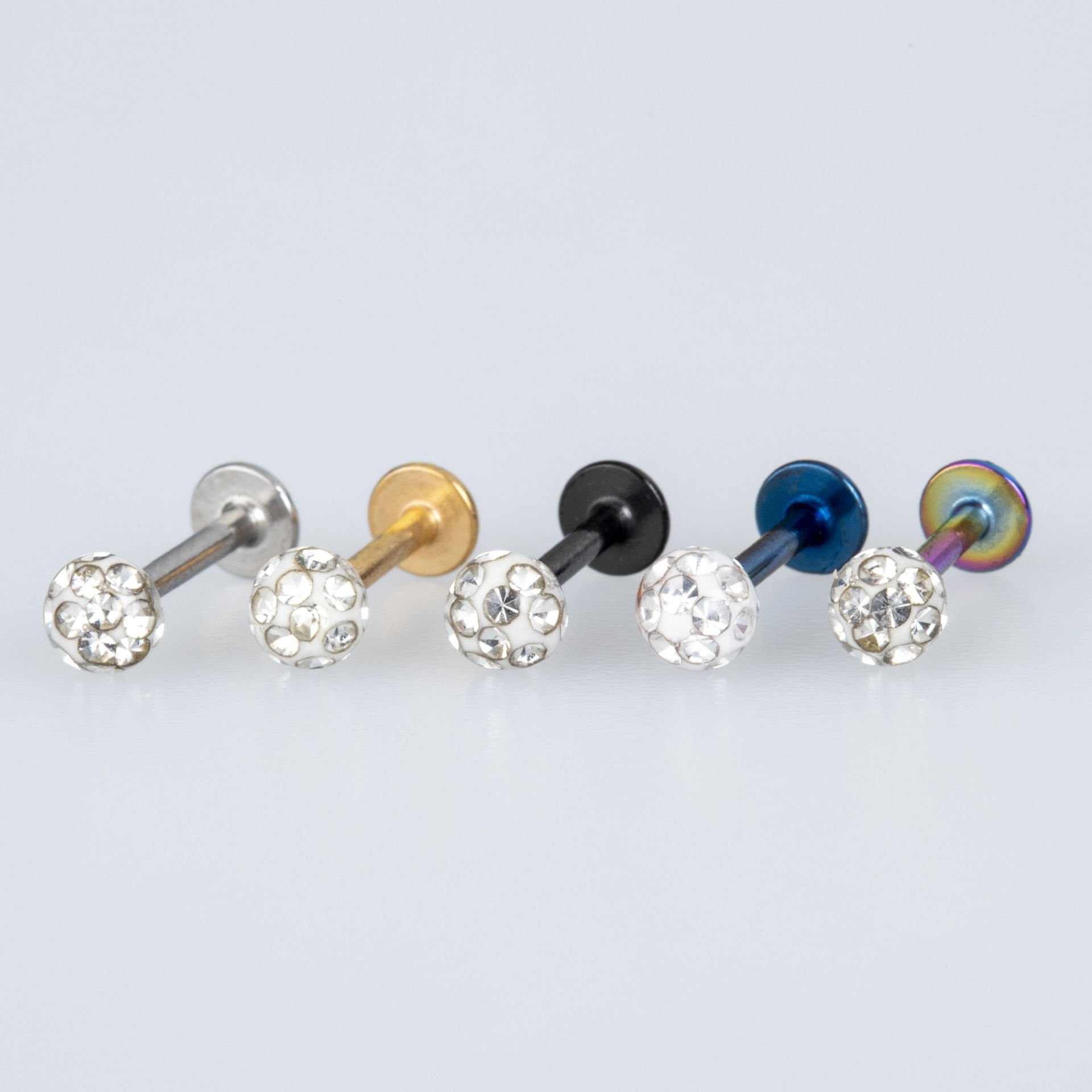 Piercing Labret Şambala Mumlu 3.5mm Top