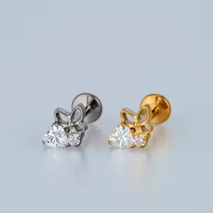 Piercing G23 Titanyum Tragus Kelebek