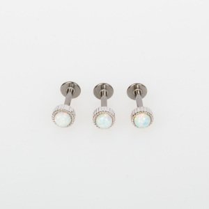 Piercing Labret & Tragus Opal