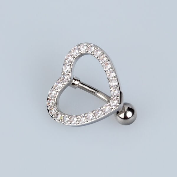 Piercing Ters Göbek Kalp