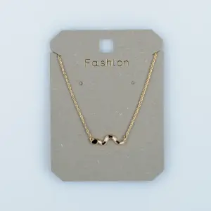 Toptan Kadın Vos Jewelry 14K Altın Kaplama Mineli Yılan Kolye