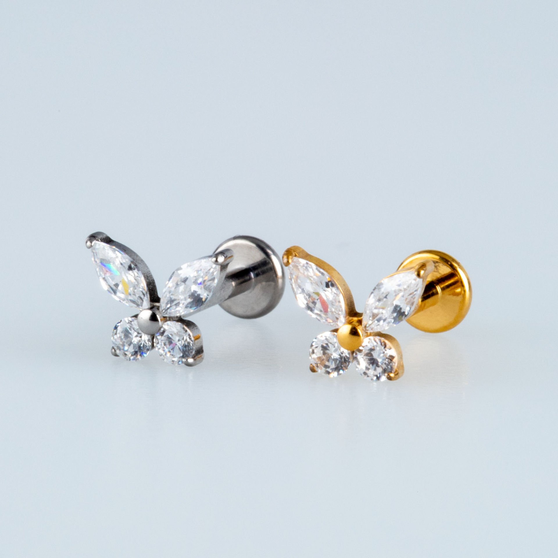 Piercing Titanyum Tragus Kelebek