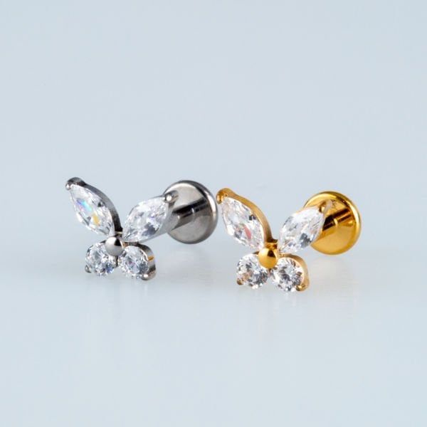 Piercing Titanyum Tragus Kelebek