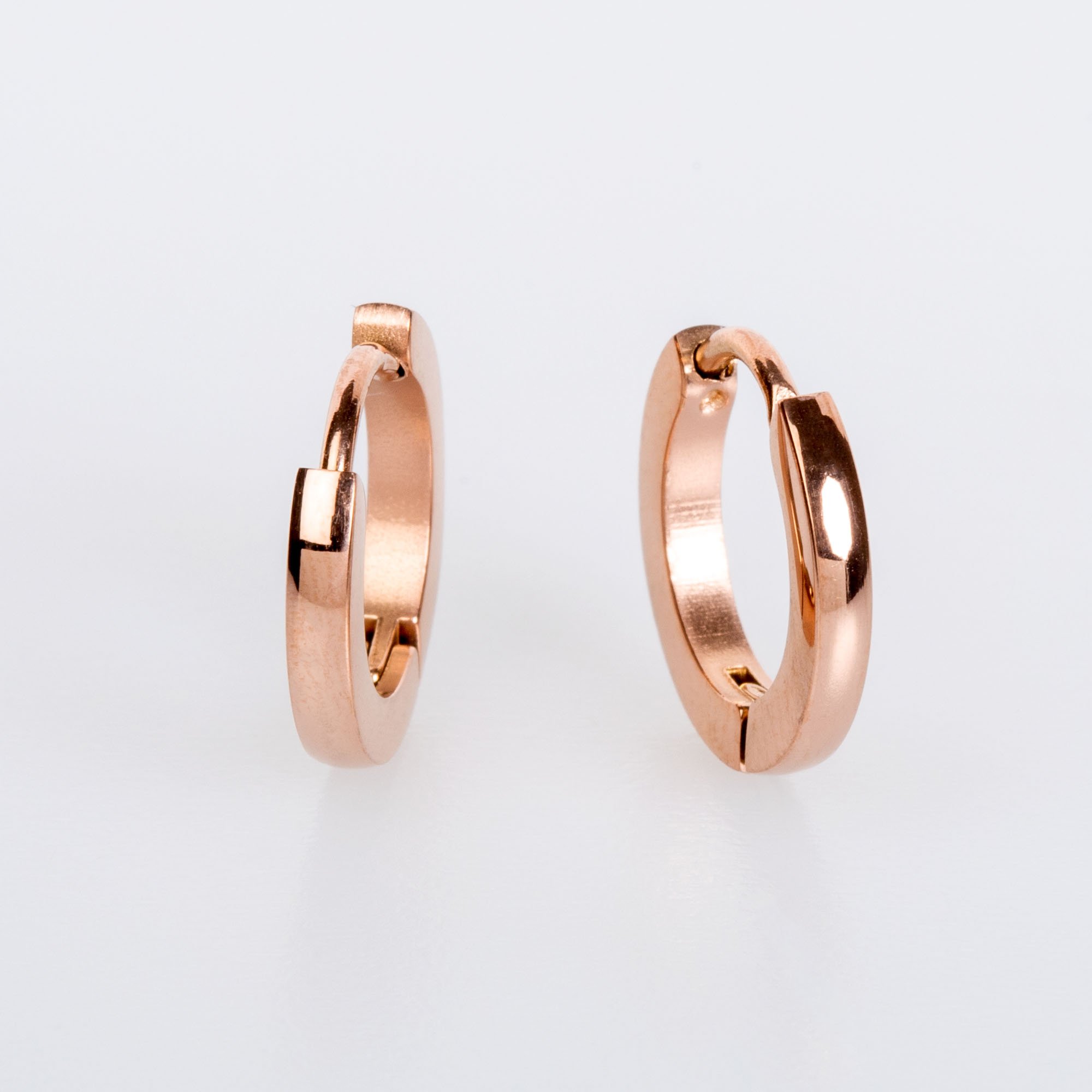 Çelik Küpe 2X18mm 5 renk - Çift Rose