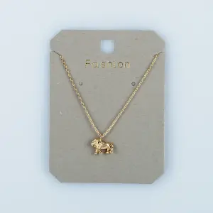 Toptan Kadın Vos Jewelry 14K Altın Kaplama Aslan Kolye