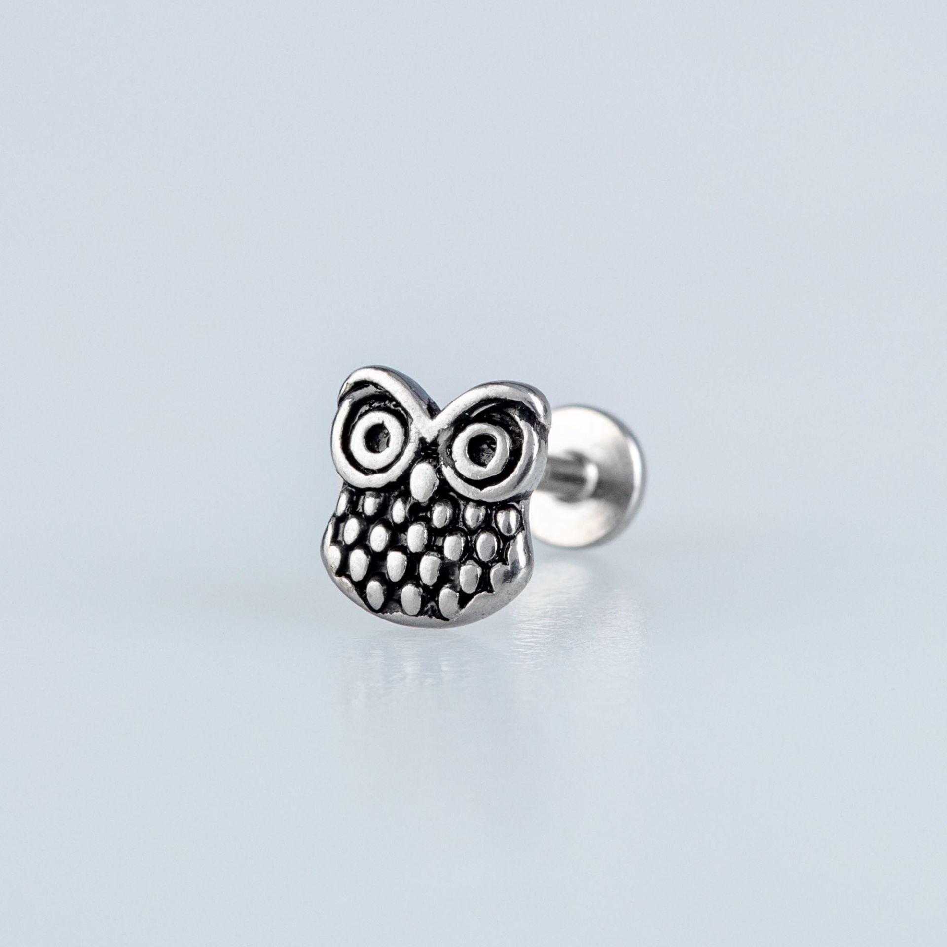 Piercing Steel Tragus Owl