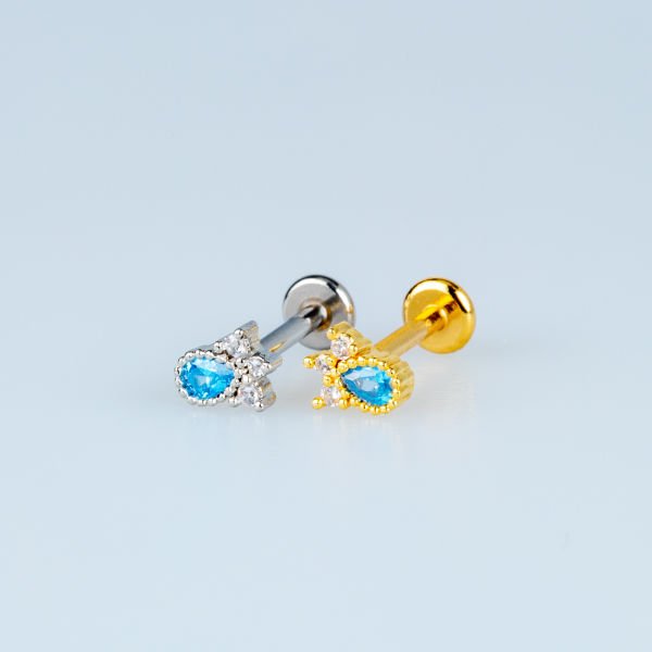 Piercing Tragus Damla Beyaz
