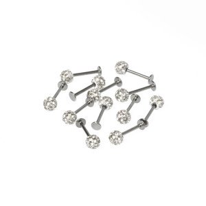 Piercing Labret Shambala Waxed 5mm Ball Size: 1.2x10x5mm