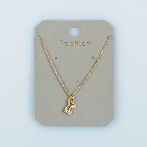 Toptan Kadın Vos Jewelry 14K Altın Kaplama Unicorn Kolye