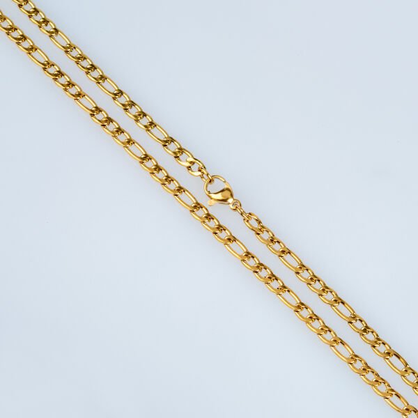 قلادة سلسلة فولاذية 4 مللي متر