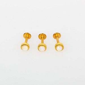 Piercing Labret & Tragus Opal