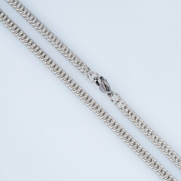 قلادة سلسلة فولاذية 4 مللي متر