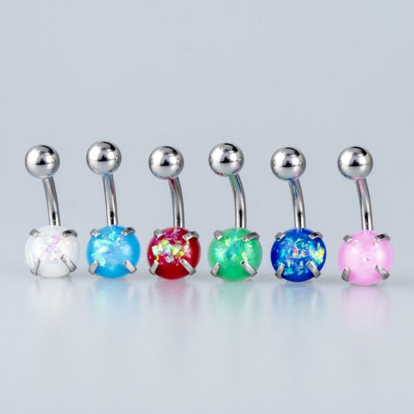 Piercing Göbek 6 Renk Seçeneği
