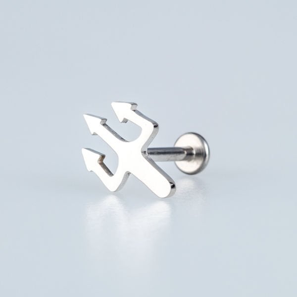 Piercing Steel Tragus Trident