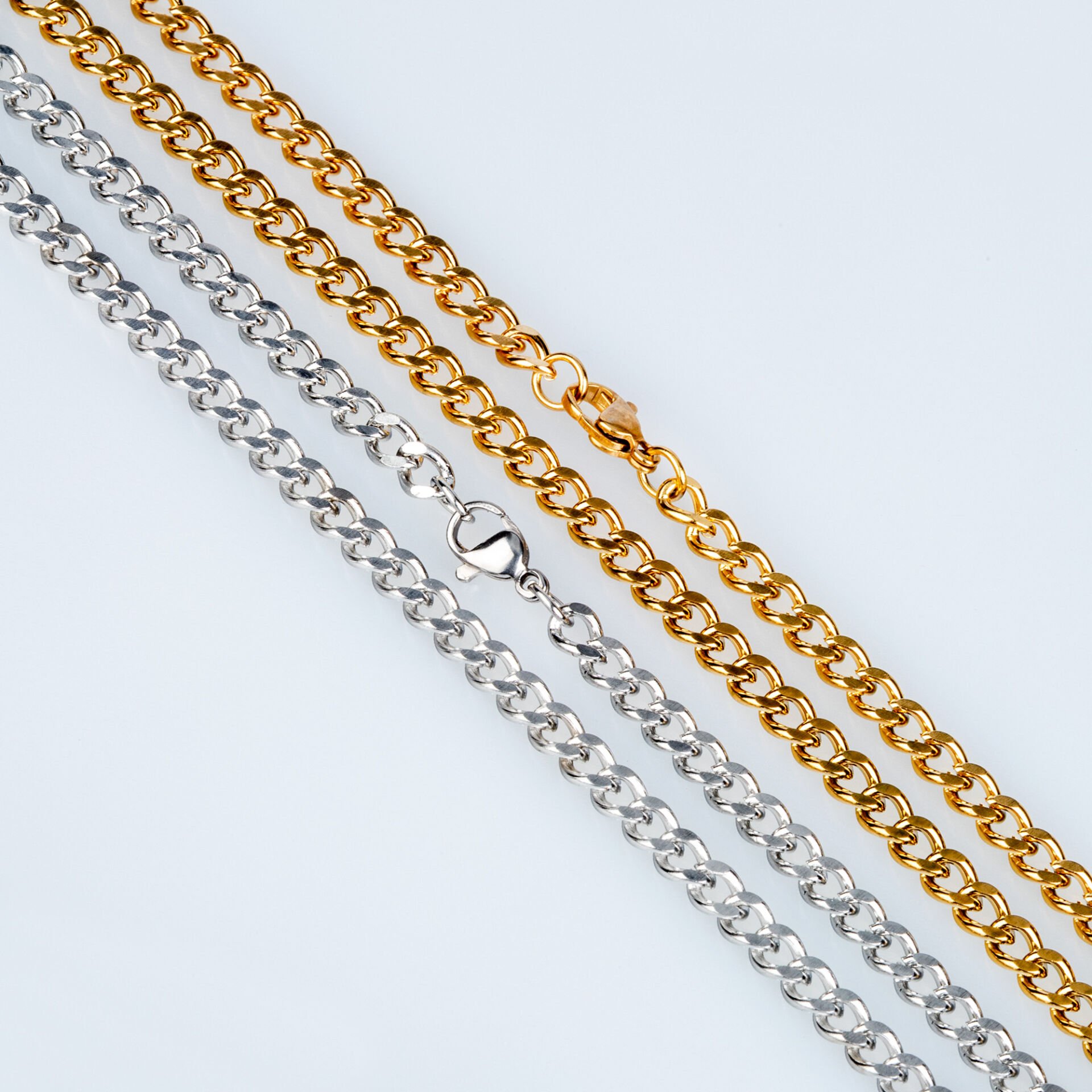 سلسال من الفولاذ مقاس 4.5 ملم أصفر 70 سم