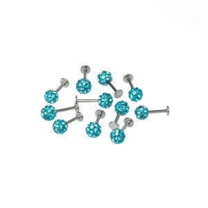 Piercing Labret Şambala Mumsuz 5mm Top
