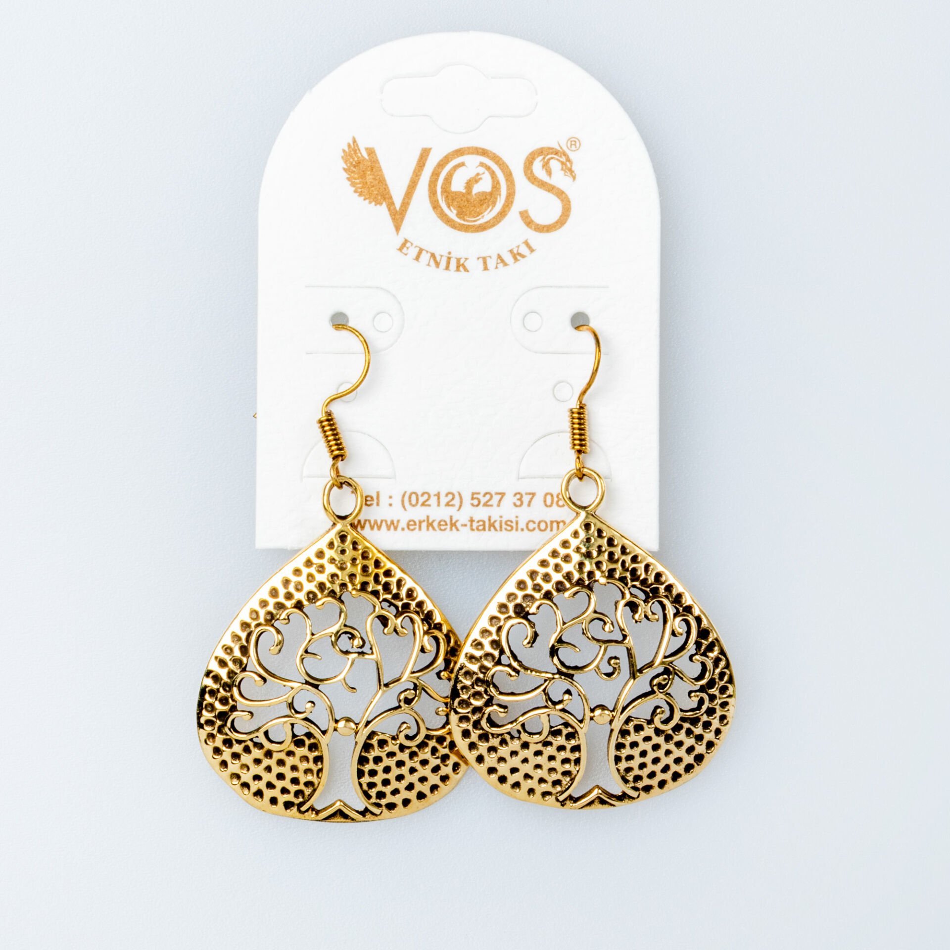 Brass Earring Pair