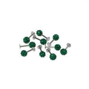 Piercing Labret Şambala Mumsuz 5mm Top