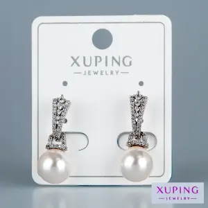 Toptan Xuping İnci Detaylı Küpe
