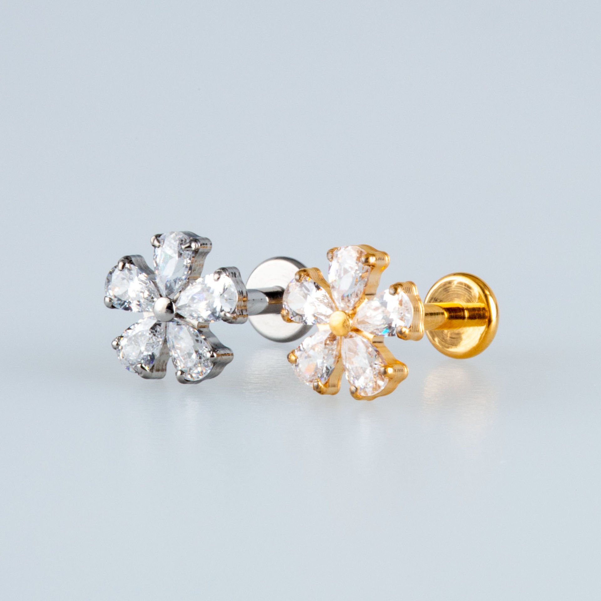 Piercing Titanium Tragus Flower