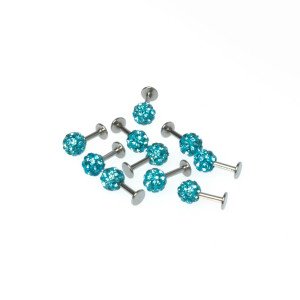 Toptan Piercing Labret Şambala Mumsuz 5mm Top Boy: 1.2x6x5mm