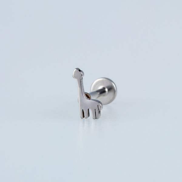 Piercing Steel Tragus Giraffe