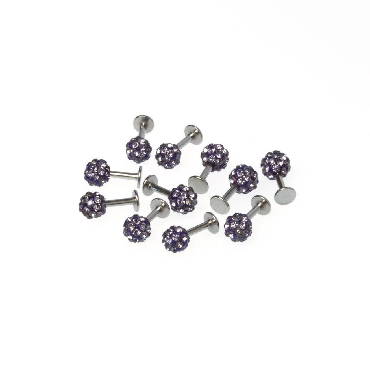 Toptan Piercing Labret Şambala Mumsuz 5mm Top Boy: 1.2x6x5mm