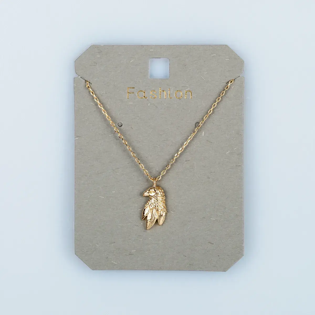 Toptan Kadın Vos Jewelry 14K Altın Kaplama Kartal Kuş Kolye