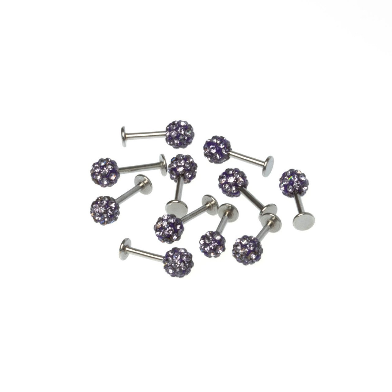 Toptan Piercing Labret Şambala Mumsuz 5mm Top Boy: 1.2x8x5mm