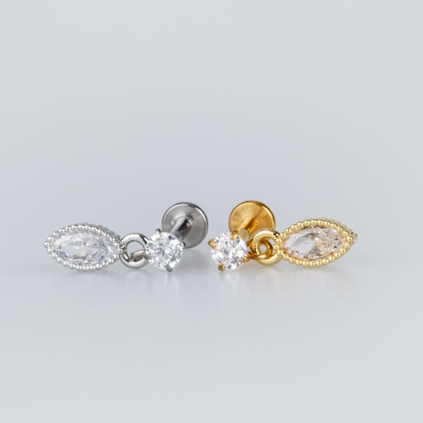 Piercing Tragus Yellow 8mm