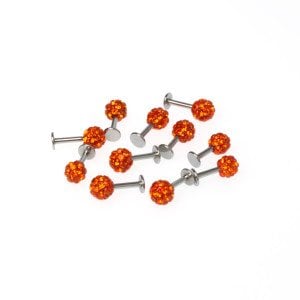 Toptan Piercing Labret Şambala Mumsuz 5mm Top Boy: 1.2x6x5mm