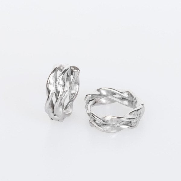 Steel Earrings - Pair