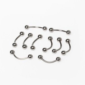 Piercing Kaş 4mm Top Boy: 1.2x8x4mm