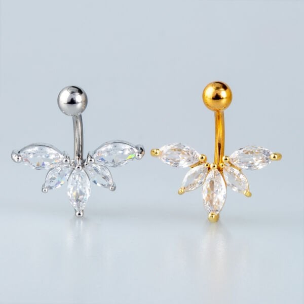 Piercing Göbek Lotus