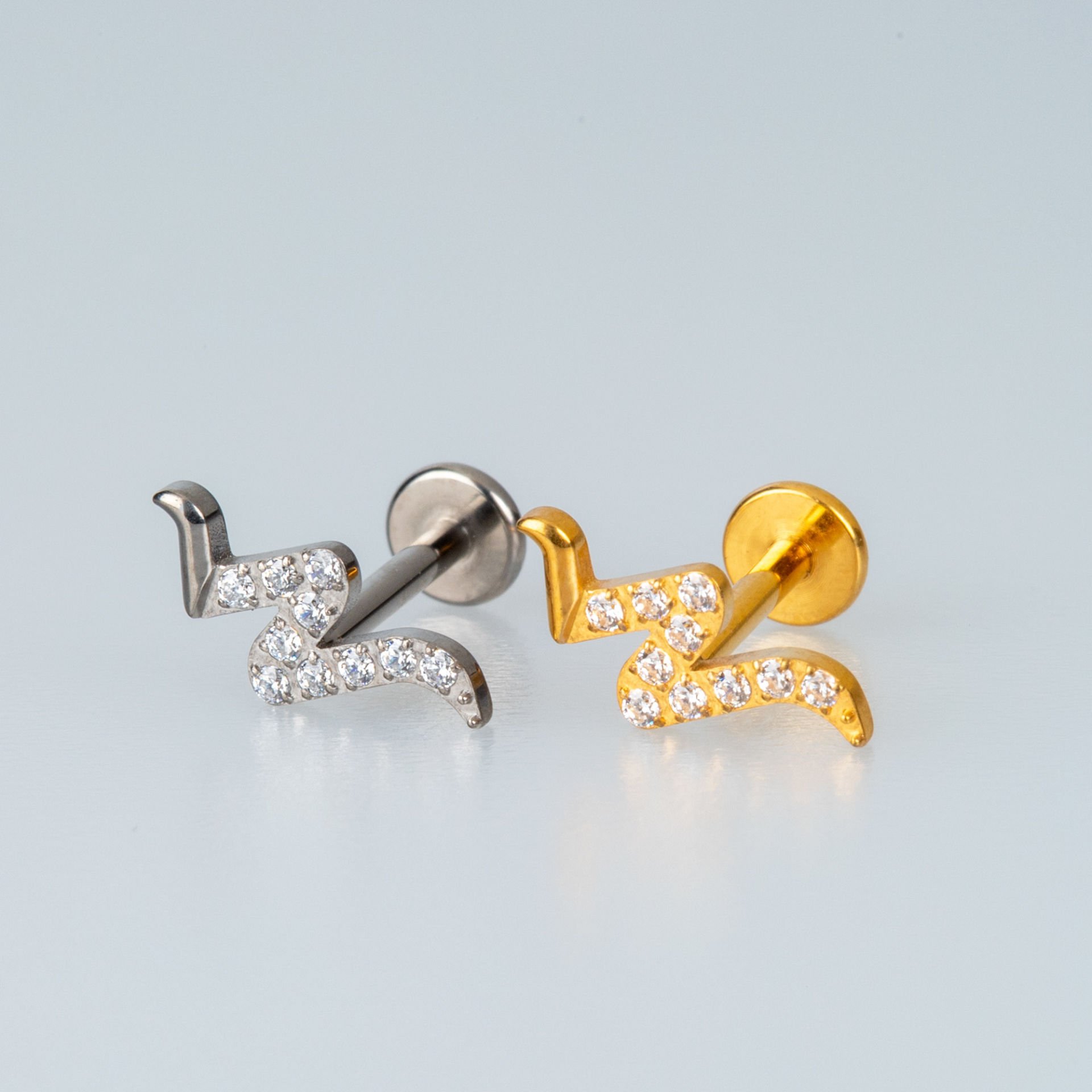 Piercing Titanyum Tragus Yılan