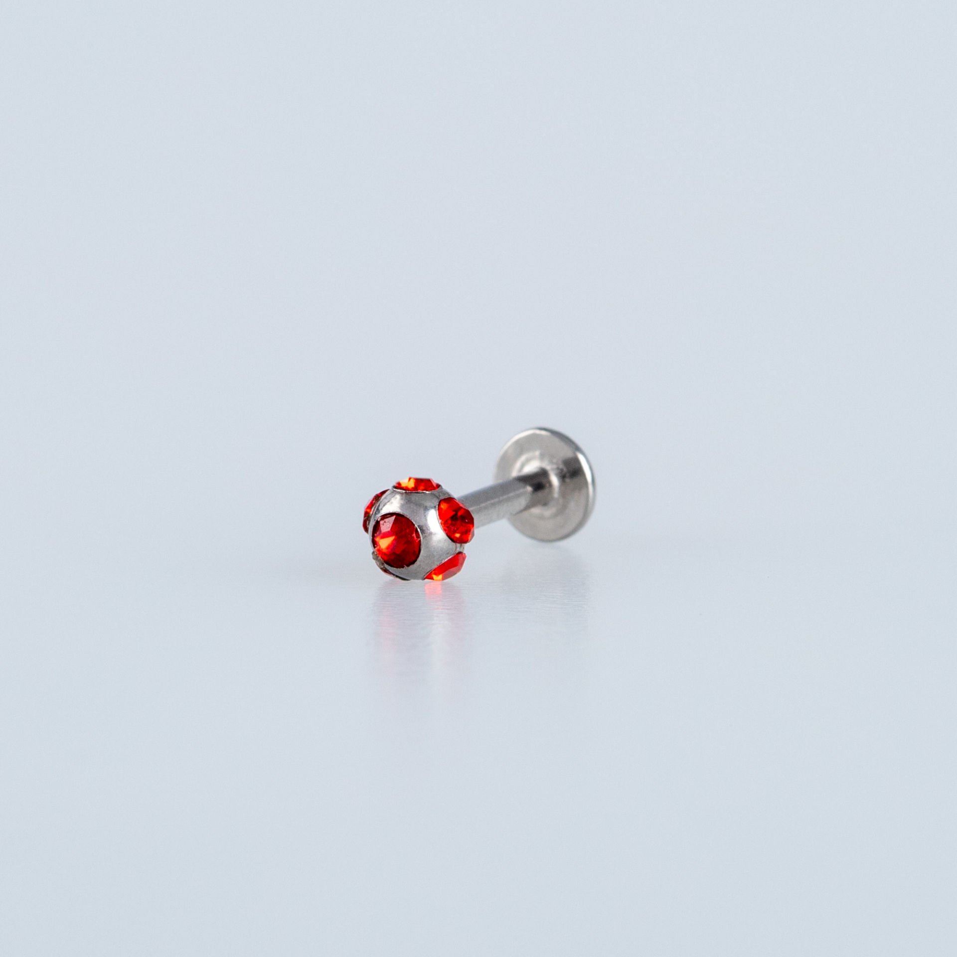 Piercing Labret 3mm Taşlı Top