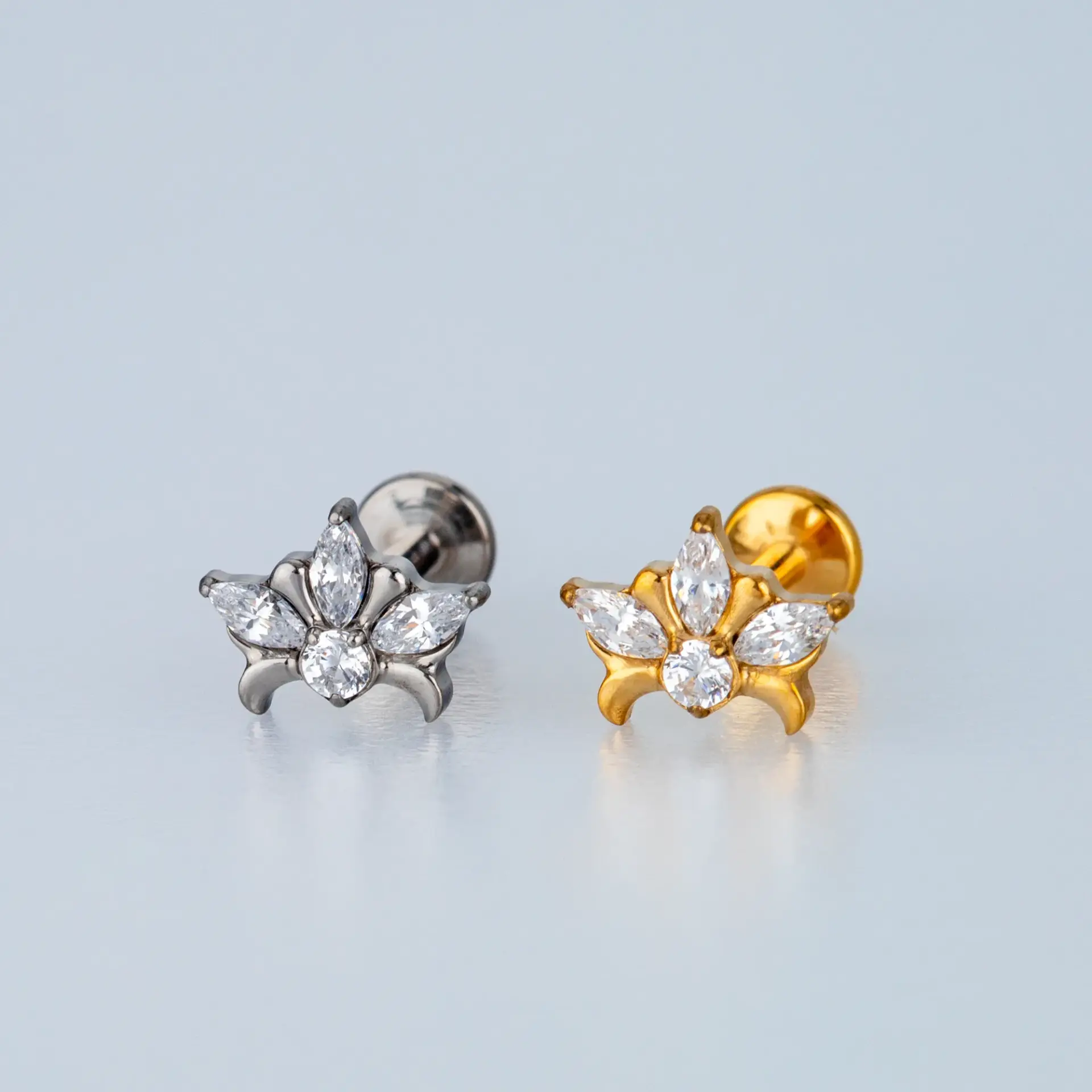 Piercing G23 Titanyum Tragus Lotus