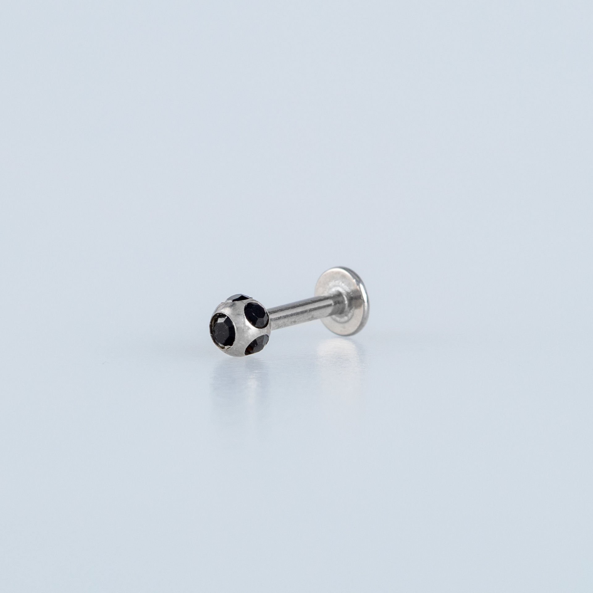 Piercing Labret 3mm Taşlı Top