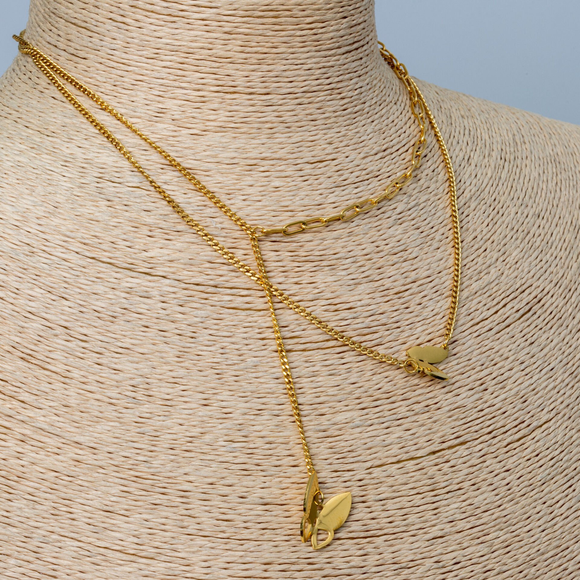 Steel Necklace Butterfly