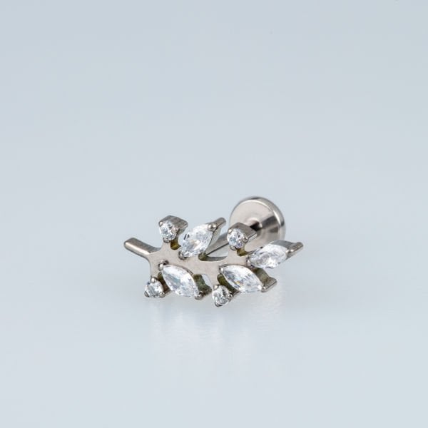 Piercing Titanyum Tragus Yaprak