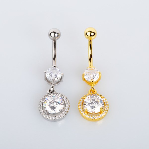 Piercing Göbek Taşlı