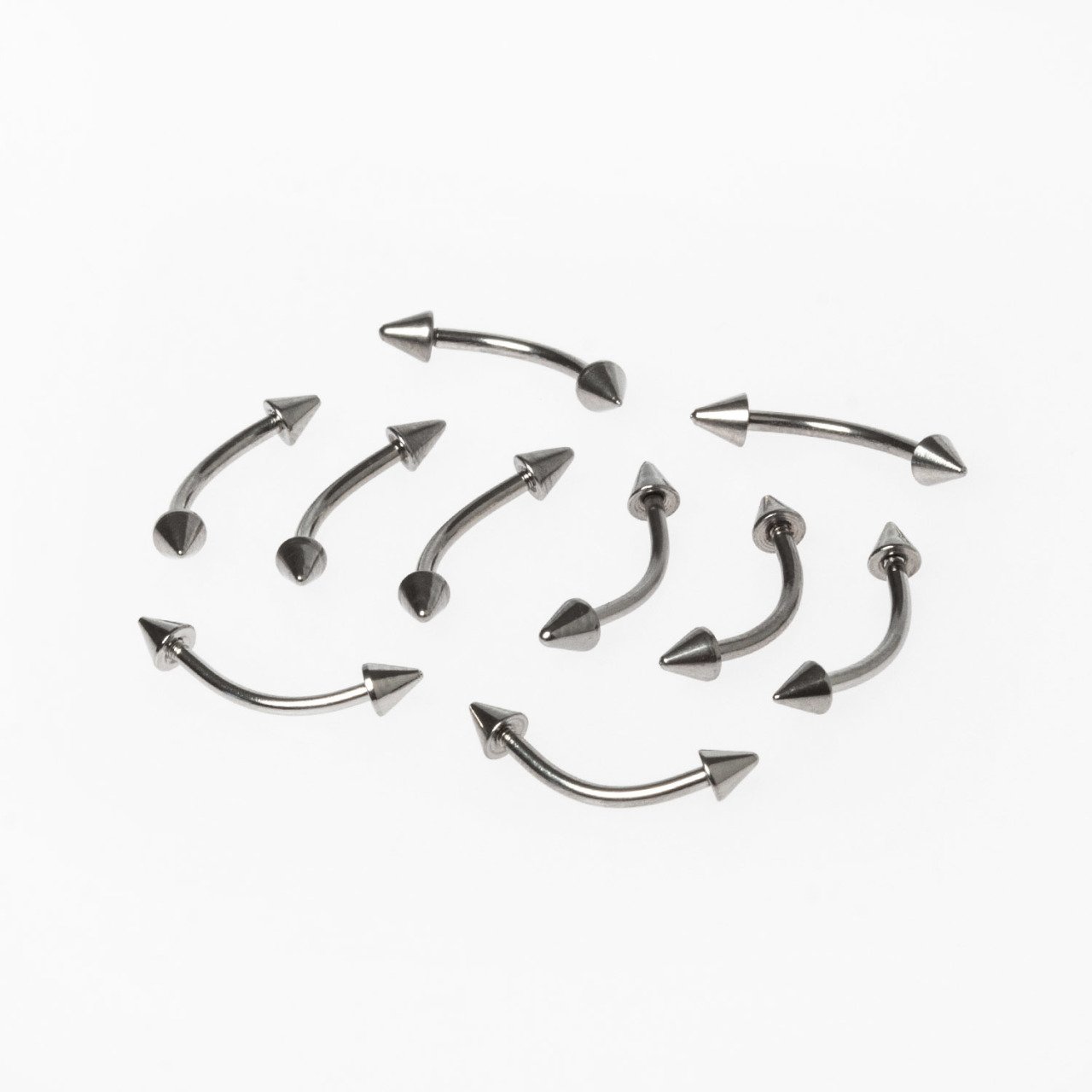Piercing Kaş 3mm Spike İlk Delim Boy: 1.2x10x3mm