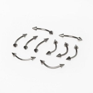 Piercing Kaş 3mm Spike İlk Delim Boy: 1.2x10x3mm
